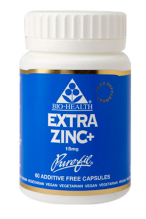 Bio-Health Zinc Caps 60's - with Vit B6 and Magnesium